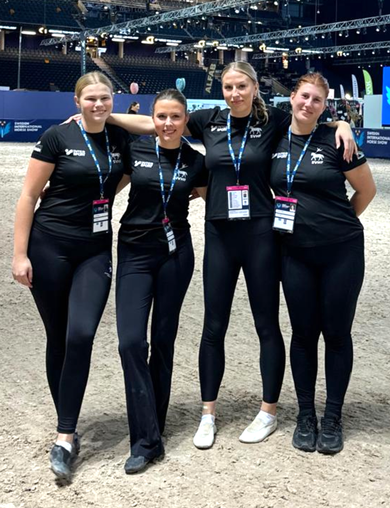 Teambäck på Nationalarenan