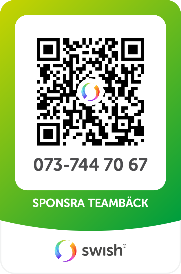 Swish QR-kod för Teambäck